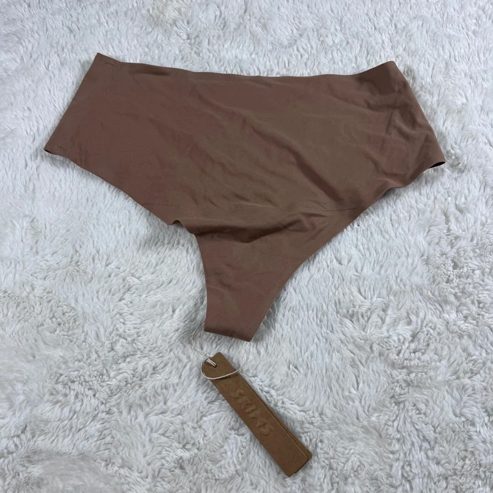 SKIMS Smoothing Intimates High Waisted Thong Sienna Small PN-THG-9356 NEW - Picture 4 of 12